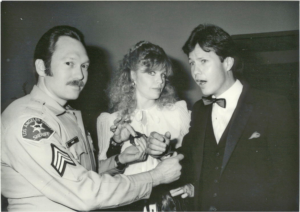 1984 Rich Moak making a play arrest of Rick Dees