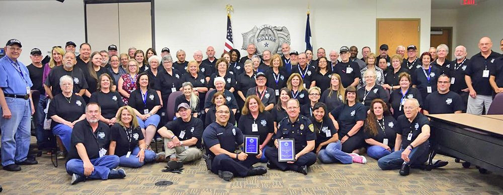 Chief Bates with Garland Citizens Police Academy Alumni 2018