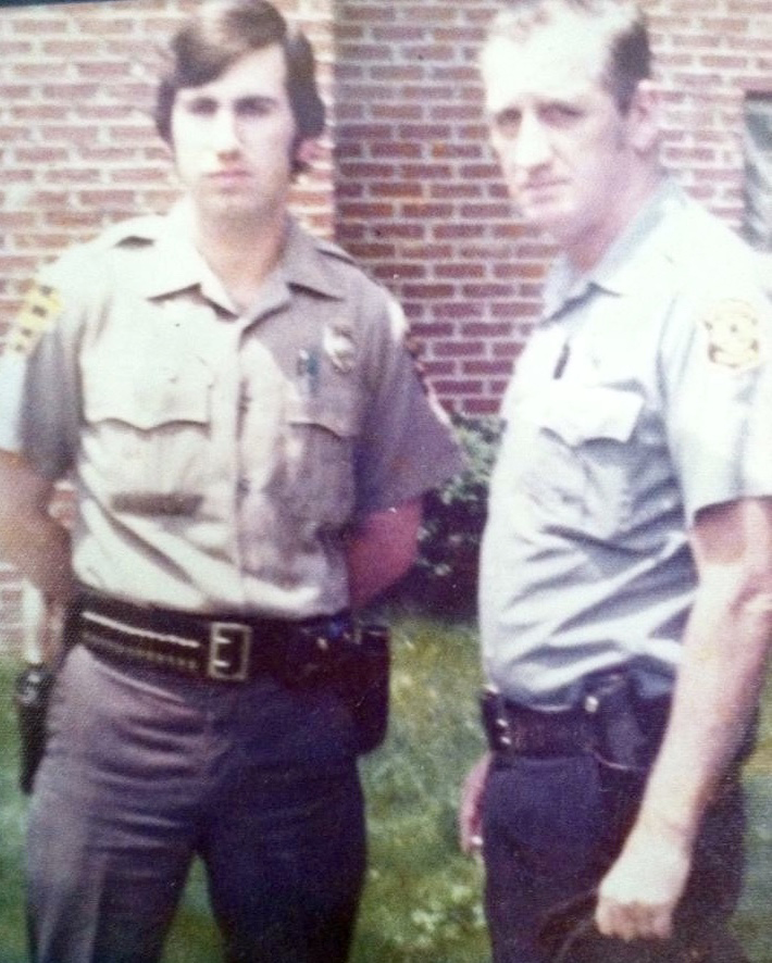 My father and I together in uniform