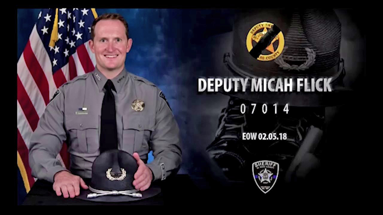 Memorial to my fallen friend and coworker Detective Micah Flick