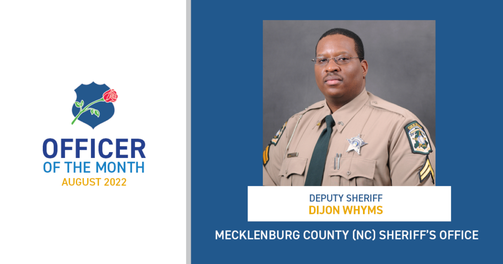 National Law Enforcement Officers Memorial Fund Announces August 2022 Officer of the Month