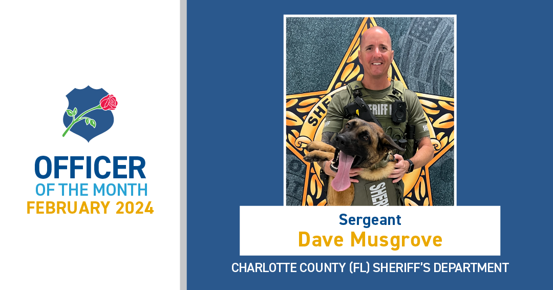 National Law Enforcement Officers Memorial Fund Announces February 2024 Officer of the Month