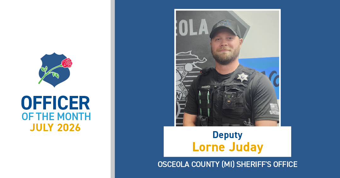 National Law Enforcement Officers Memorial Fund Announces July 2026 Officer of the Month